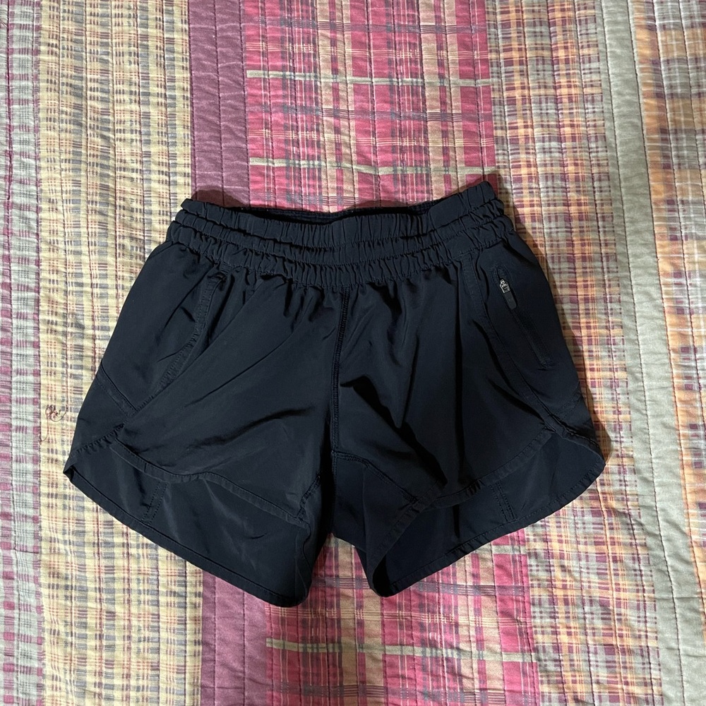 Black lululemon shorts